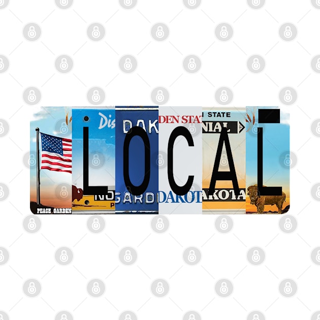 North Dakota Local, License Plates by stermitkermit