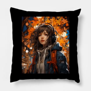 Anime Girl Japanese Aesthetic anime Otaku Pillow