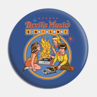 Devil's Music Sing-Along Pin