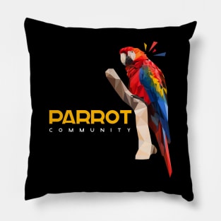 Parrot community Pillow