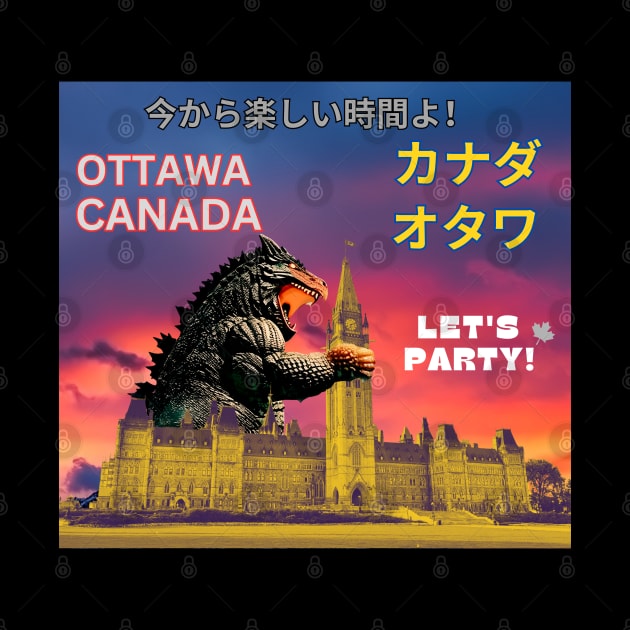 OTTAWA T-Shirt CANADA MONSTER JAPANESE Hoodie by SailorsDelight