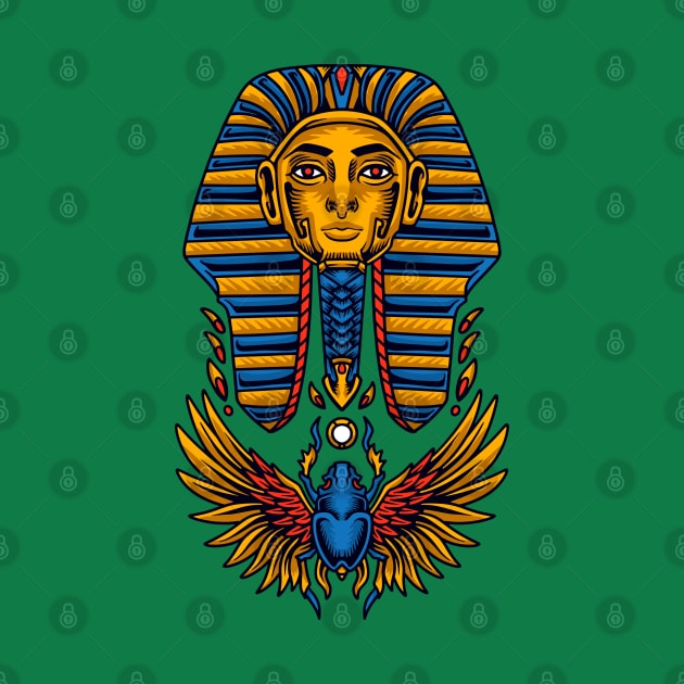 Egyptian ancient pharaoh by Mako Design 