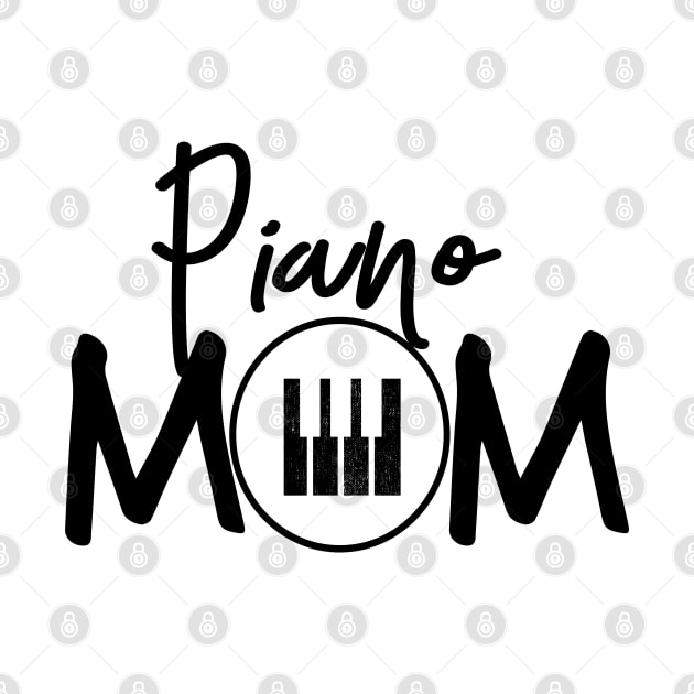 Marching Band - Funny Piano Mom Gift by DnB