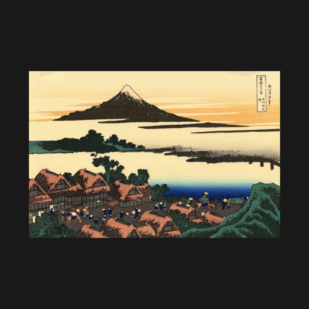 Dawn at Isawa in Kai Province - Katsushika Hokusai by themasters