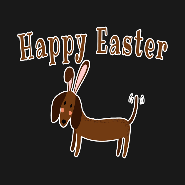 Cute Easter Dachshund by Huschild