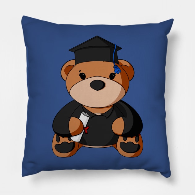 Graduate Teddy Bear Pillow by Alisha Ober Designs