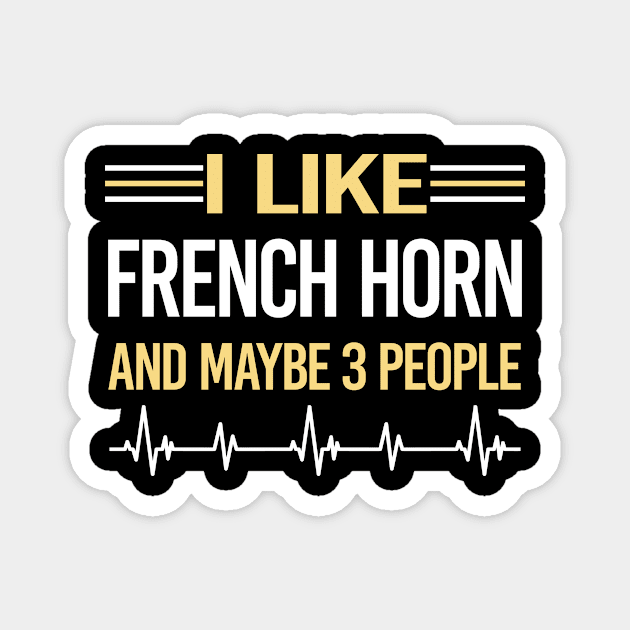 3 People French Horn Magnet by symptomovertake