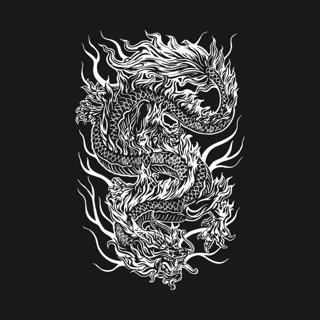 Dragons tribal - Dragons Tribal - T-Shirt | TeePublic