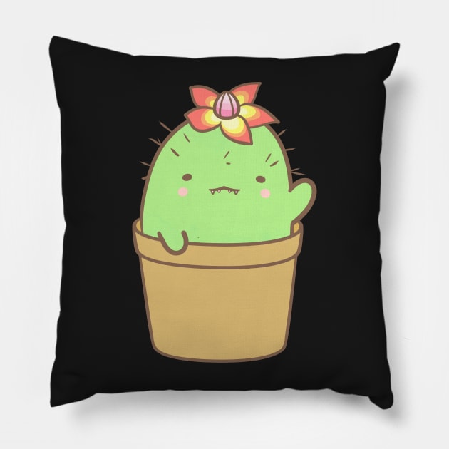 Guild Wars 2- Green Choya in a Pot Pillow by CaptainPoptop