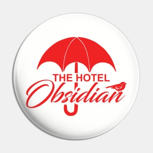 Umbrella Academy Hotel Obsidian Mashup Pin