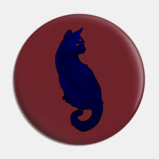 Black cat Pin