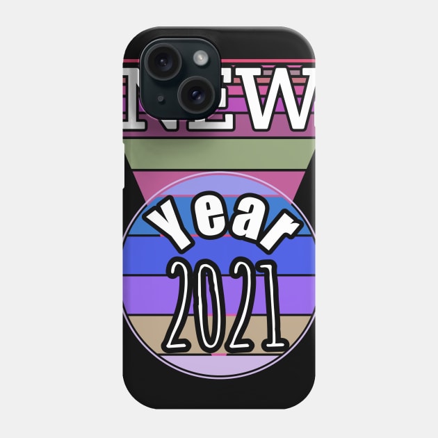 Happy New Year Phone Case by Blue Diamond Store