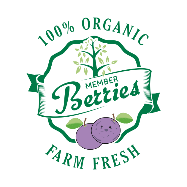 Organic Member Berries by WMKDesign