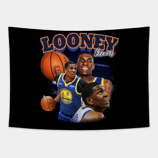 Kevon Looney Vintage Basketball Tapestry