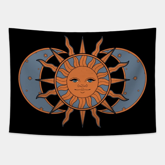 The sun the moon the stars tapestry clearance