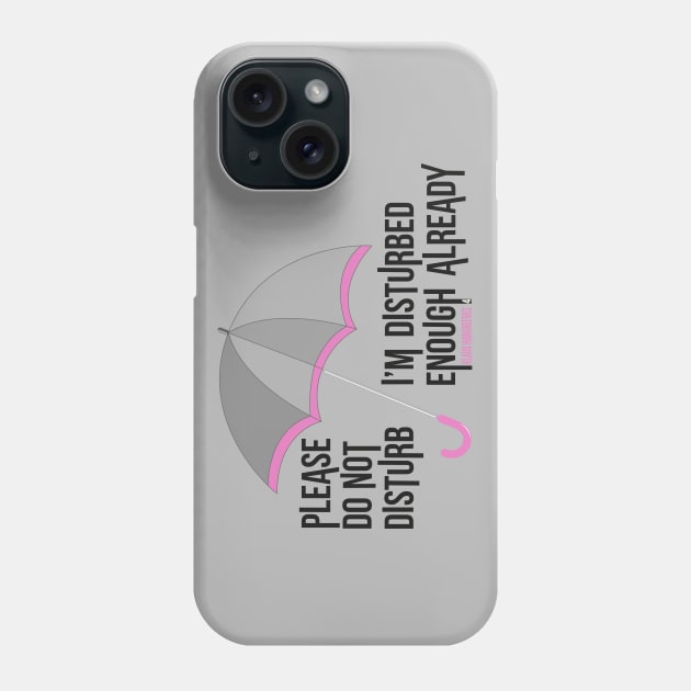 Do not disturb Klaus hargreeves Phone Case by colouredwolfe11