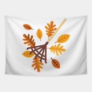 Autumn Rake Tapestry