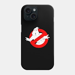 distressed ghostbuster logo Phone Case