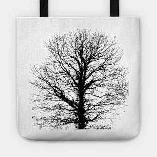 Black tree Tote