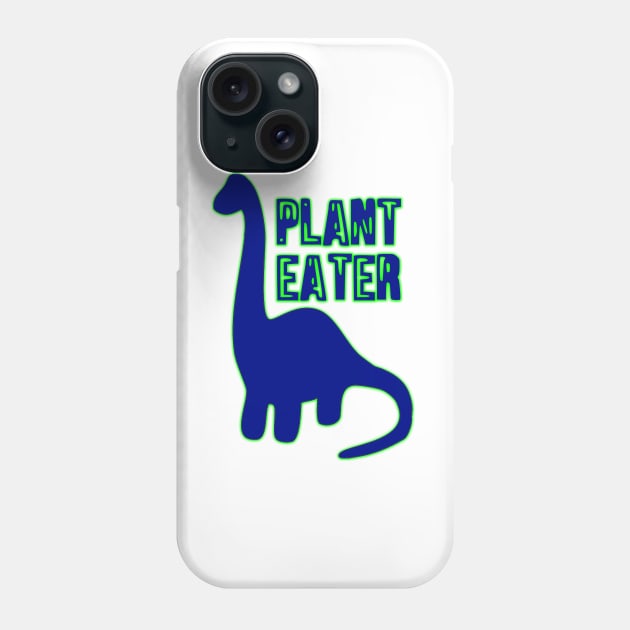 Vegan Plant Eater - Dinosaur - Vegan Christmas - Gifts 2023 Phone Case by KindWanderer