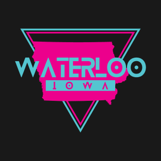 Waterloo Iowa Retro Vintage Triangle IA T-Shirt