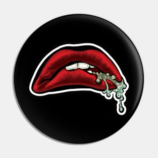 Horror Ricky Lips Pin