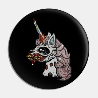 Zombie Unicorn Emoji Pin