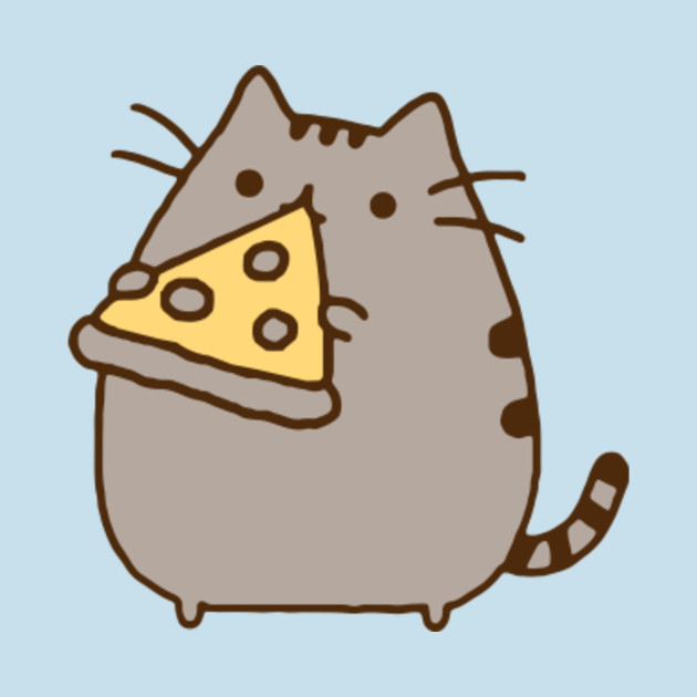 Cat eating Pizza - Cats - T-Shirt | TeePublic