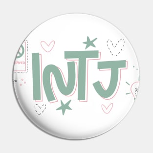 INTJ The Architect Myers-Briggs Personality MBTI by Kelly Design Company Pin