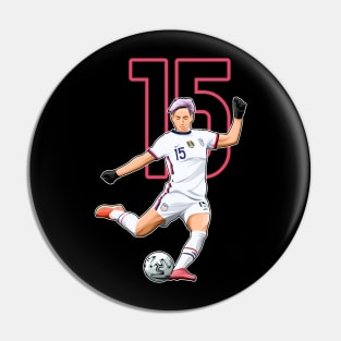 Megan Rapinoe USA #15 Number Pin