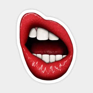 Big Sexy Red Lips Magnet