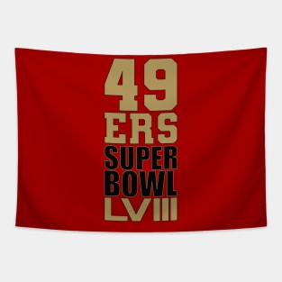 49ers Super Bowl LVIII Tapestry