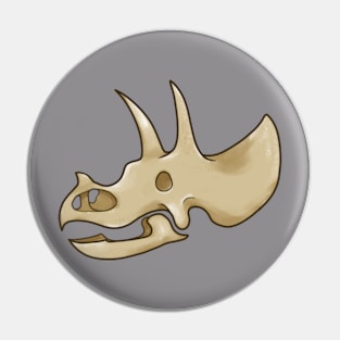 Triceratops Skull Pin