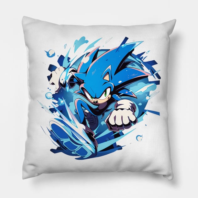 sonic Pillow by skatermoment