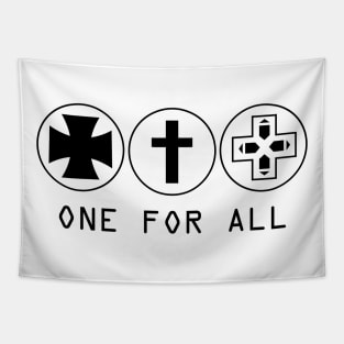 One For All (Light Background) Tapestry