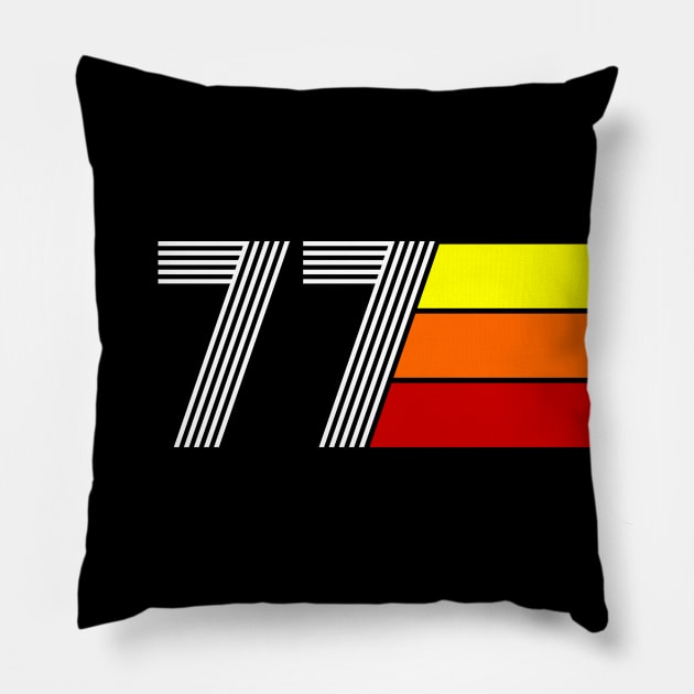 Retro 1977 Styleuniversal Pillow by Styleuniversal