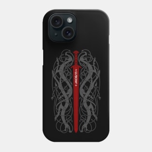 Ulfberht Sword and Dragons Phone Case