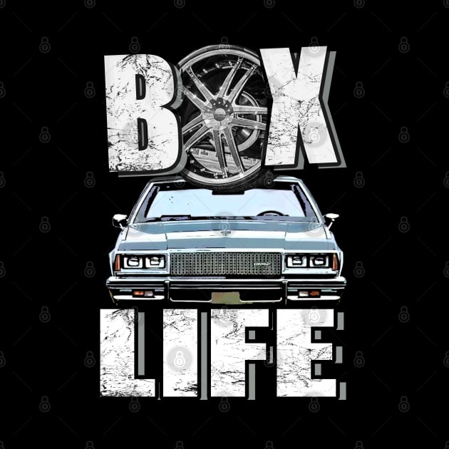 Box Life Lite Blue Car by Black Ice Design