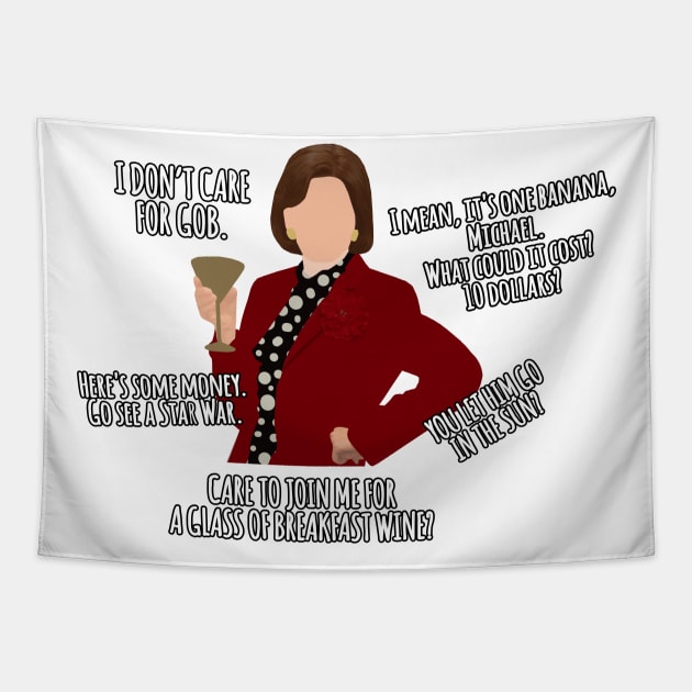 lucille bluth Tapestry by aluap1006