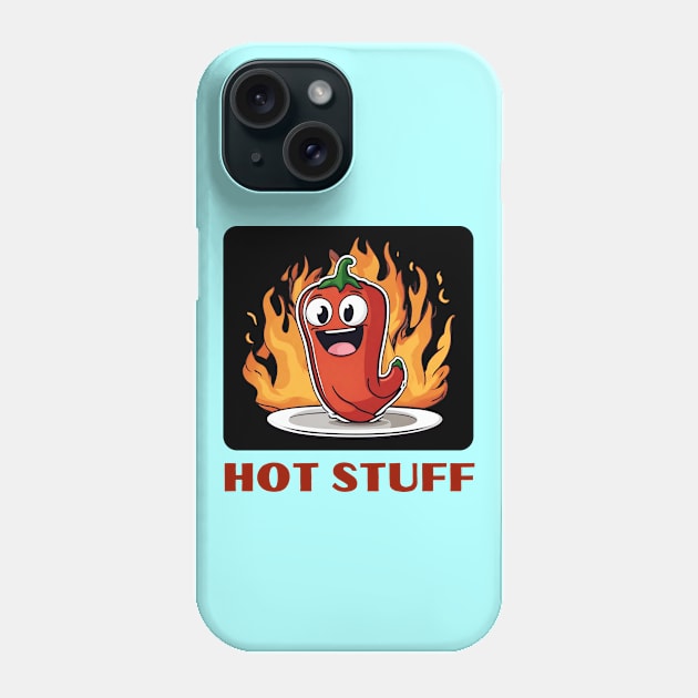 Hot Stuff | Chili Pun Phone Case by Allthingspunny