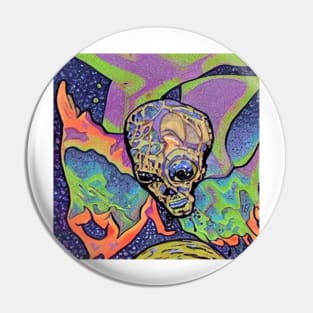 Elliot Extraterrestrial Art Pin