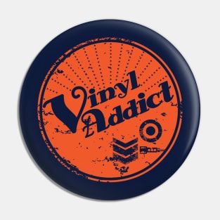 Vinyl Addict Pin