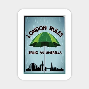 London Rules Bring An Umbrella Magnet