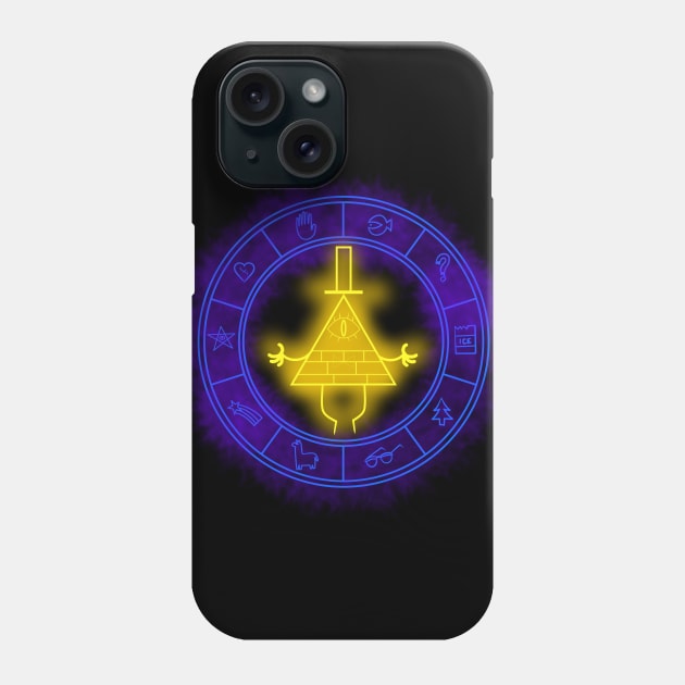 Bill Cipher Symbol Phone Case by Wyrneck