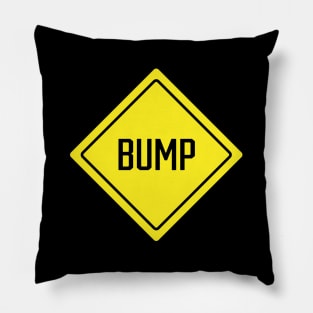 Bump Traffic Sign Pillow