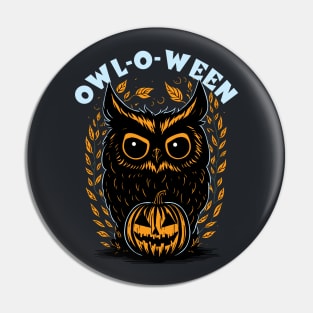 Owl O Ween | Halloween Owl Pin