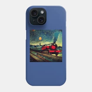 Starry Night Wizarding Express Train Phone Case