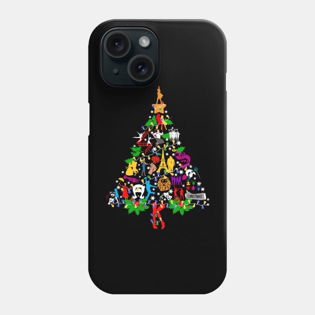 Ugly Broadway Christmas Tree Phone Case by KsuAnn