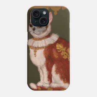 Renaissance Cat is Half Upholstery Phone Case