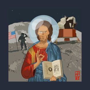 Jeezus moon landing T-Shirt